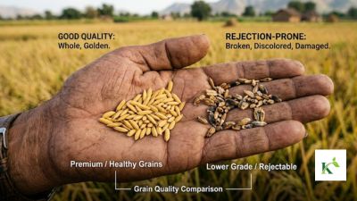 grain quality comparision for paddy